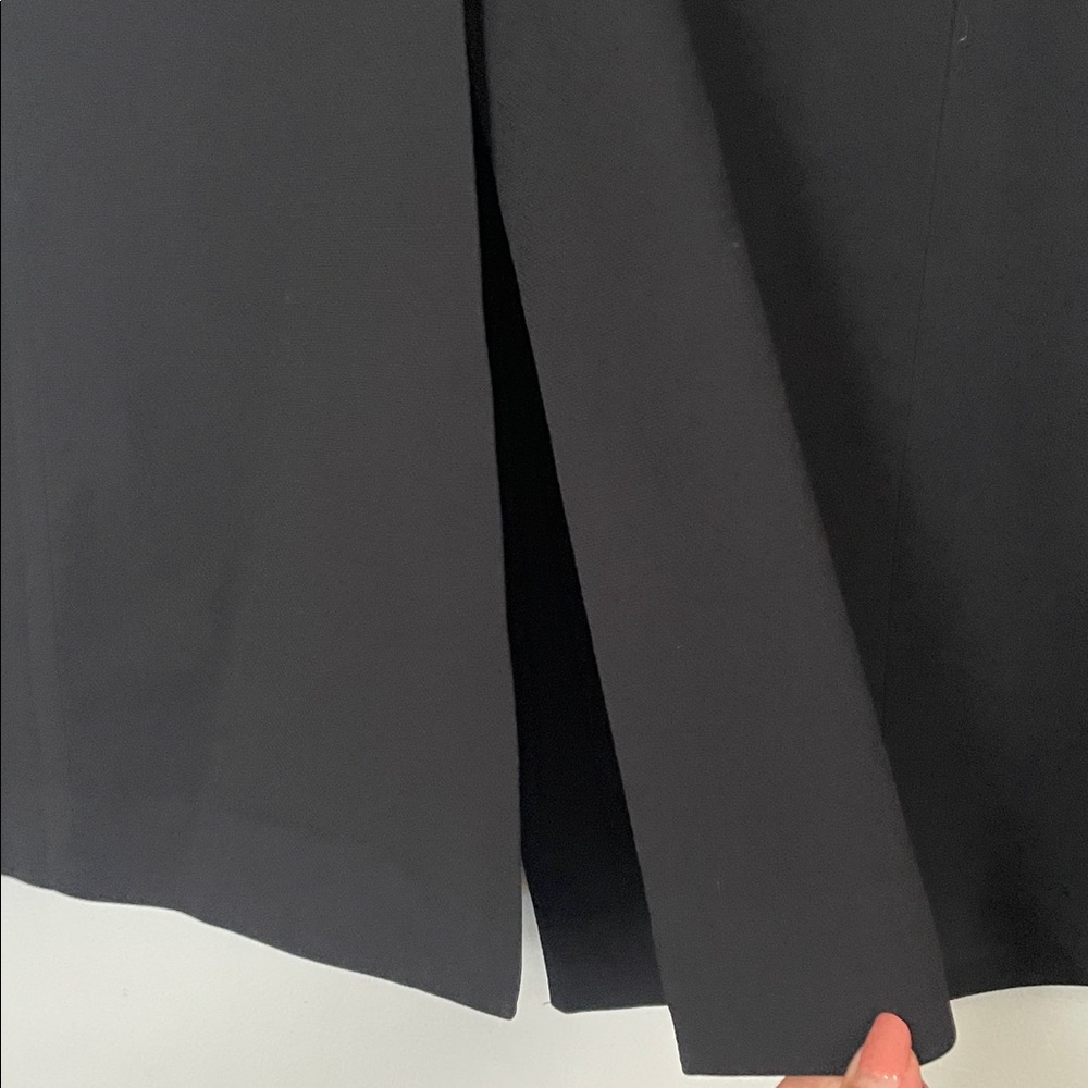 Club Monaco Small Selska Longline Black Double-Breasted Vest MSRP $270 - Picture 8 of 9